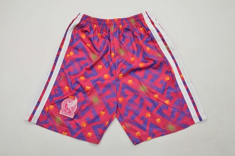 Mexico 2026 Kids Goalkeeper Pink Soccer Jersey And Shorts