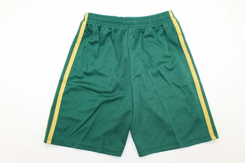 Mexico 2025 Kids Gold Cup Green Soccer Jersey And Shorts