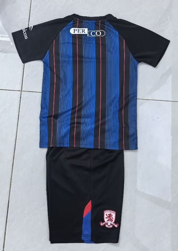 Middlesbrough 25/26 Kids Away Soccer Jersey And Shorts