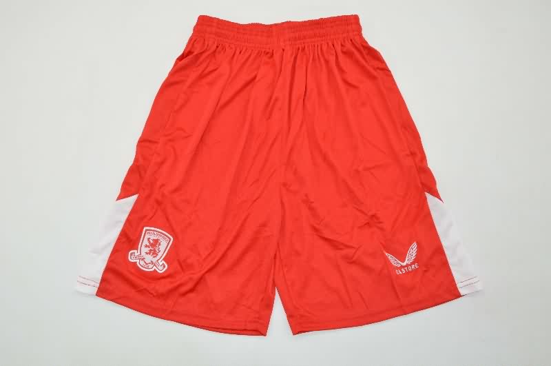 Middlesbrough 25/26 Kids Home Soccer Jersey And Shorts