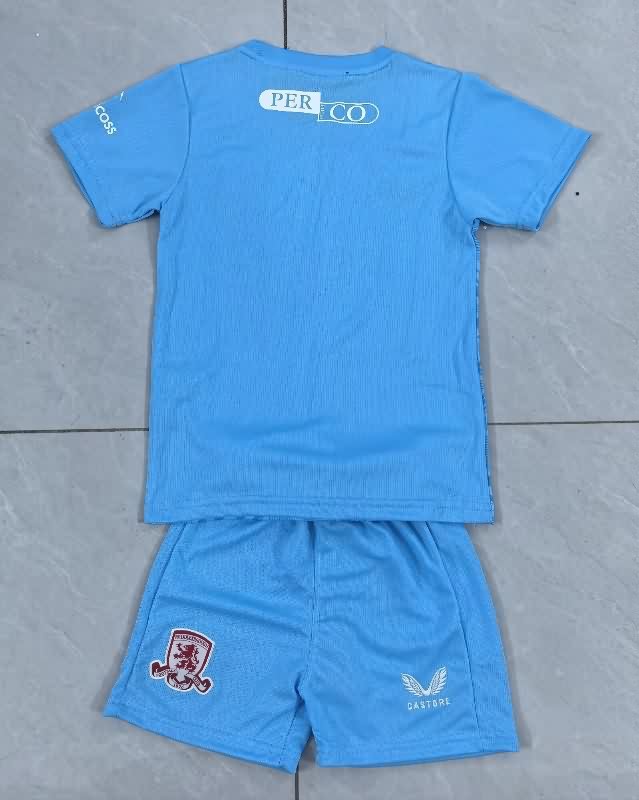 Middlesbrough 25/26 Kids Third Soccer Jersey And Shorts