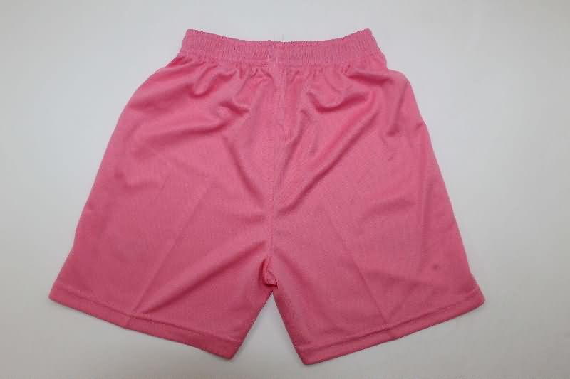 Monterrey 2025 Kids Club World Cup Goalkeeper Pink Soccer Jersey And Shorts