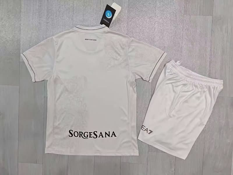 Napoli 25/26 Kids Away Soccer Jersey And Shorts