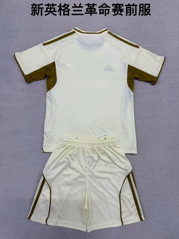 New England 2025 Kids Training Soccer Jersey And Shorts