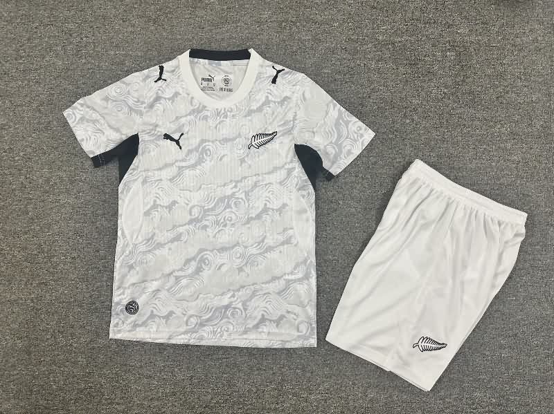 New Zealand 2026 Kids Home Soccer Jersey And Shorts