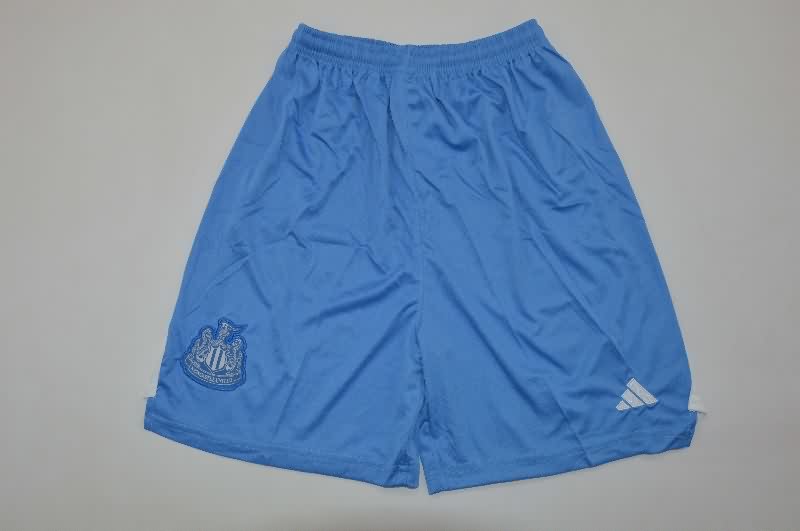 Newcastle United 25/26 Kids Goalkeeper Blue Soccer Jersey And Shorts