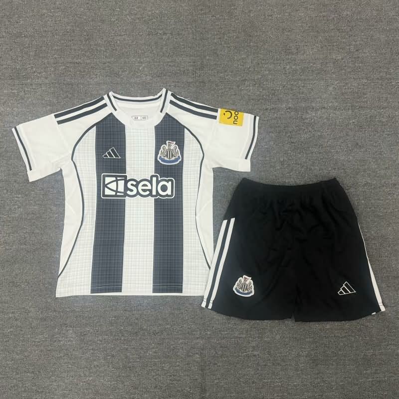 Newcastle United 25/26 Kids Home Soccer Jersey And Shorts Leaked