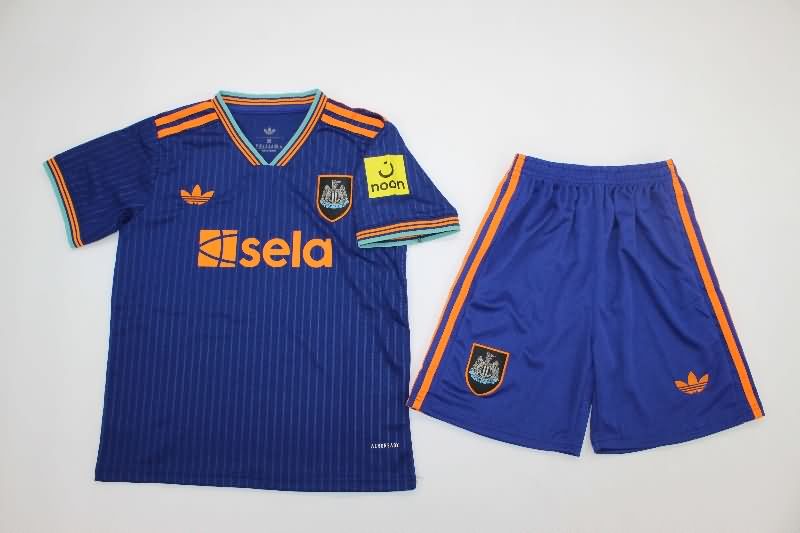 Newcastle United 25/26 Kids Third Soccer Jersey And Shorts