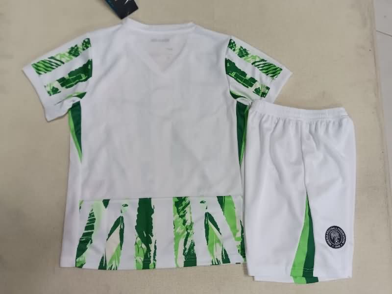 Nigeria 2025 Kids Home Soccer Jersey And Shorts
