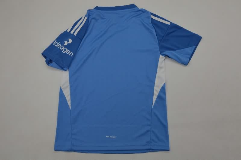 Nottingham Forest 25/26 Kids Goalkeeper Blue Soccer Jersey And Shorts