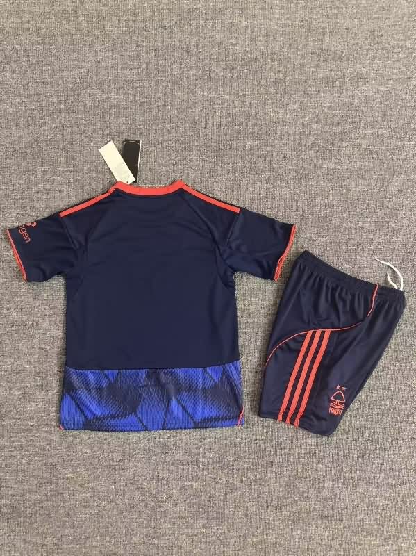 Nottingham Forest 25/26 Kids Third Soccer Jersey And Shorts