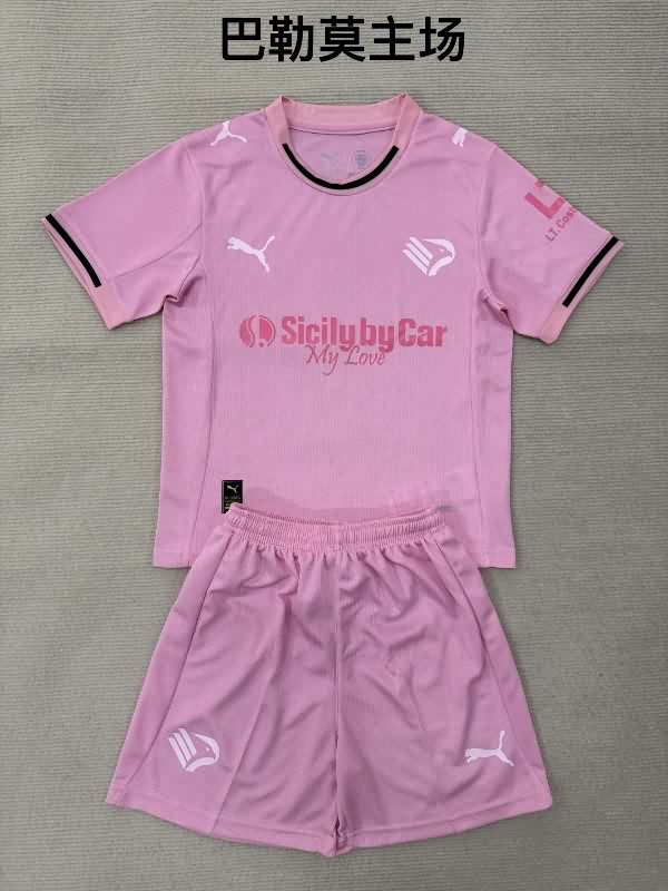 Palermo 25/26 Kids Home Soccer Jersey And Shorts