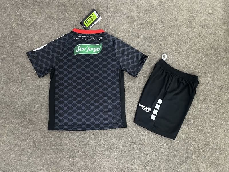 Palestino 2025 Kids Away Soccer Jersey And Shorts