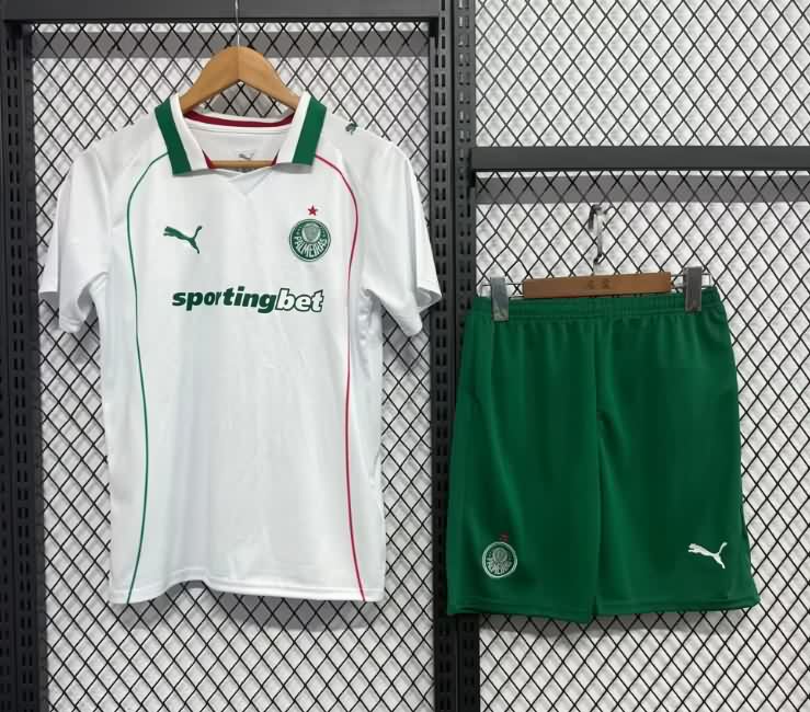 Palmeiras 2026 Kids Away Soccer Jersey And Shorts Palmeiras 2026 Kids Away Soccer Jersey And Shorts
