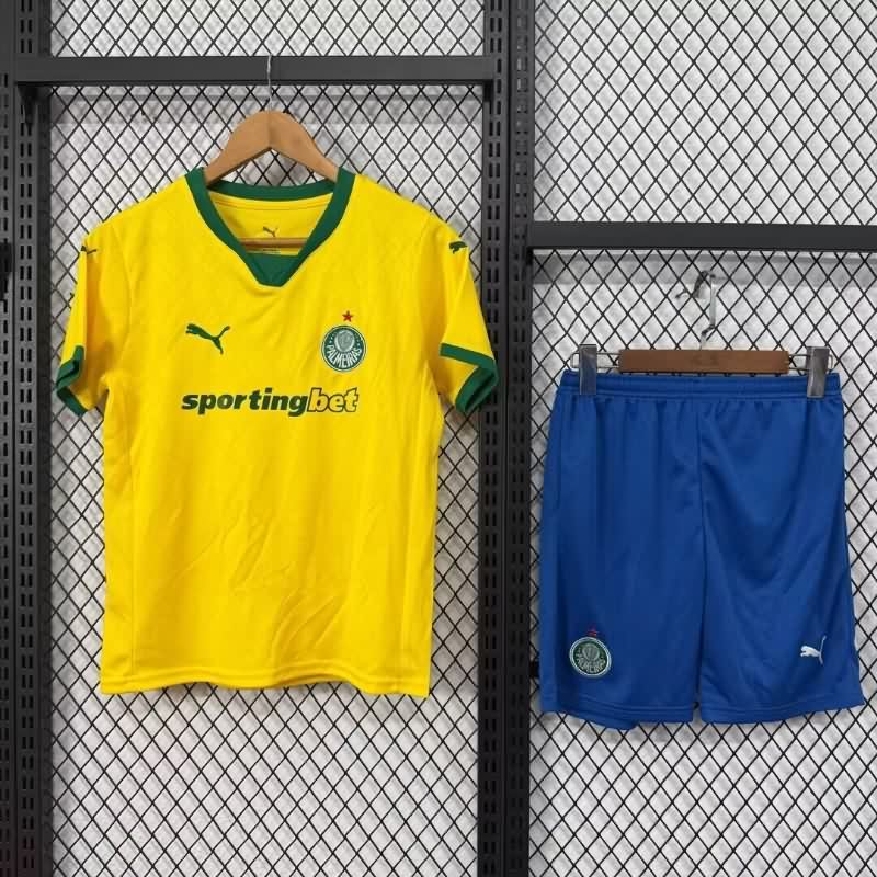 Palmeiras 2025 Kids Third Soccer Jersey And Shorts