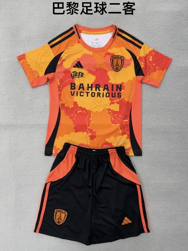 Paris FC 25/26 Kids Third Soccer Jersey And Shorts
