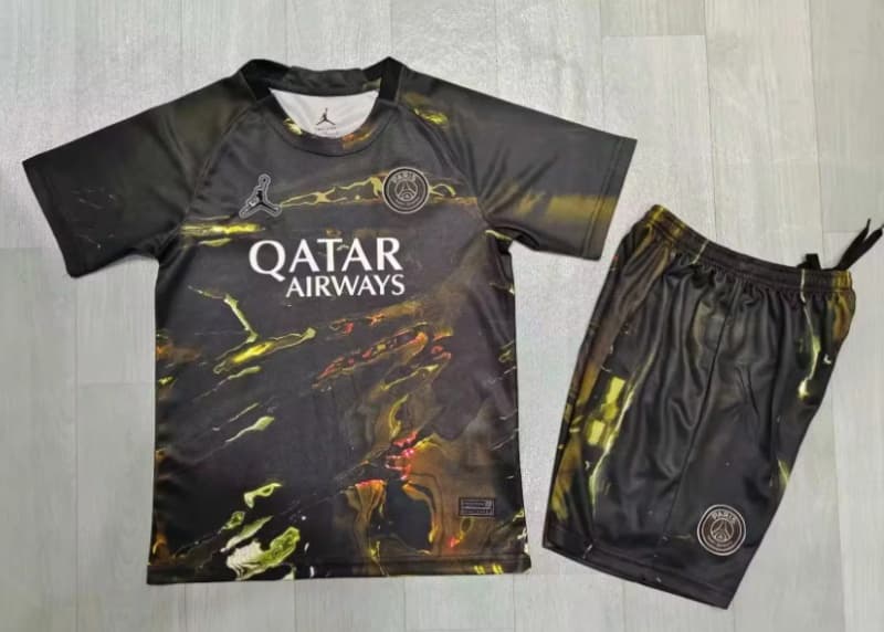 Paris St Germain 25/26 Kids Fifth Soccer Jersey And Shorts