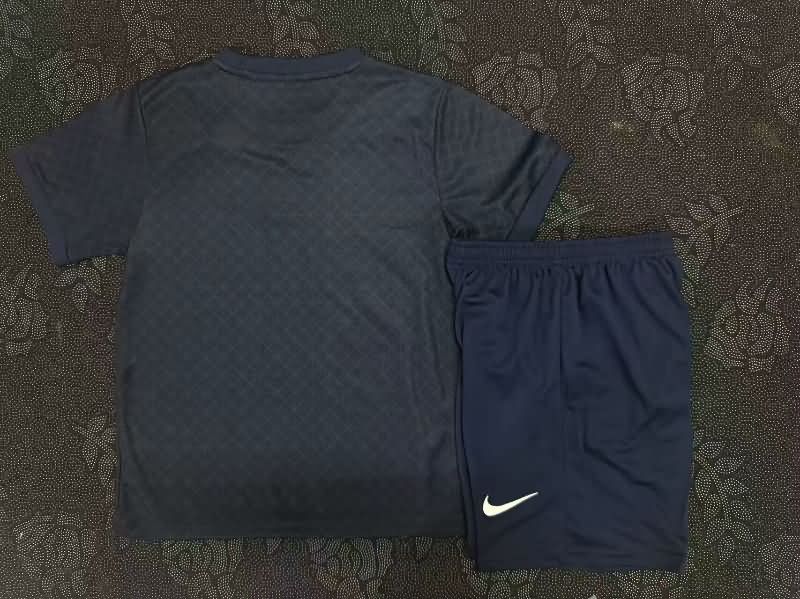 Paris St Germain 25/26 Kids Home Soccer Jersey And Shorts Leaked