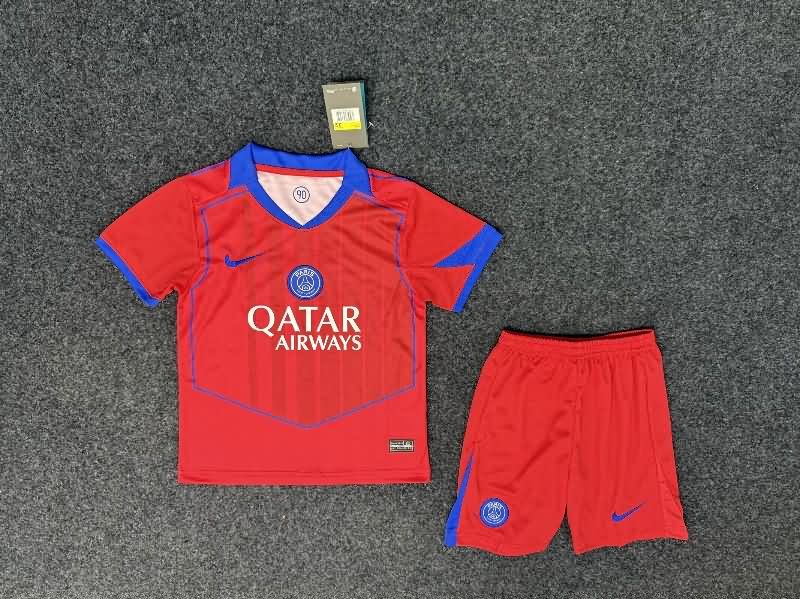 Paris St Germain 25/26 Kids Third Soccer Jersey And Shorts