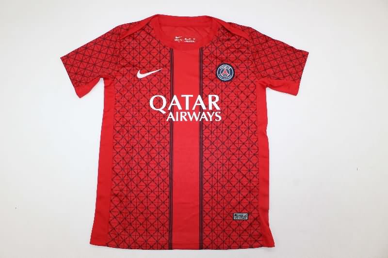 Paris St Germain 25/26 Kids Training Soccer Jersey And Shorts