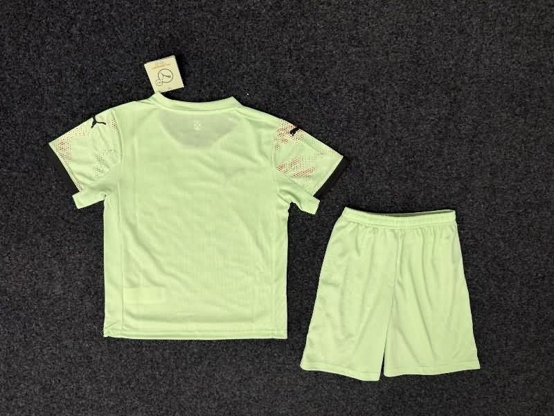 Portugal 2025 Kids Female EURO Away Soccer Jersey And Shorts