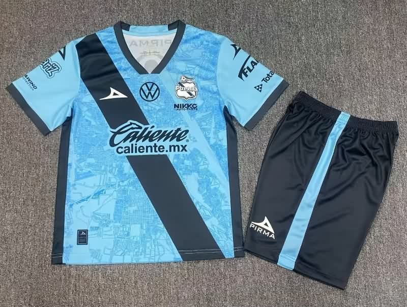 Puebla 25/26 Kids Third Soccer Jersey And Shorts Puebla 25/26 Kids Third Soccer Jersey And Shorts