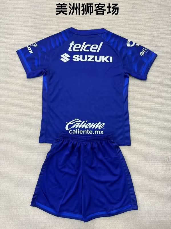 Pumas UNAM 25/26 Kids Away Soccer Jersey And Shorts