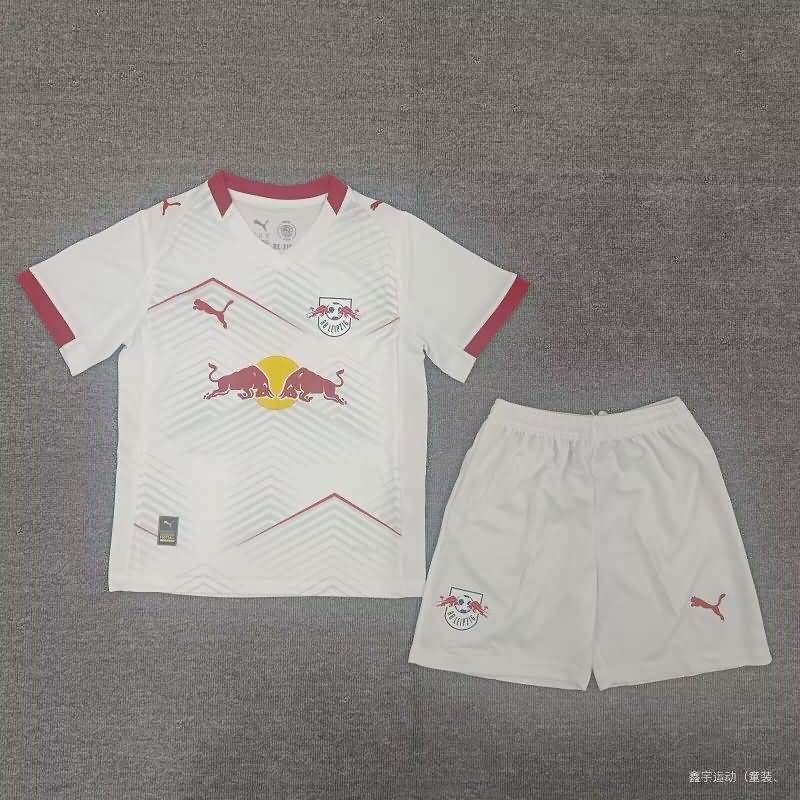 RB Leipzig 25/26 Kids Home Soccer Jersey And Shorts