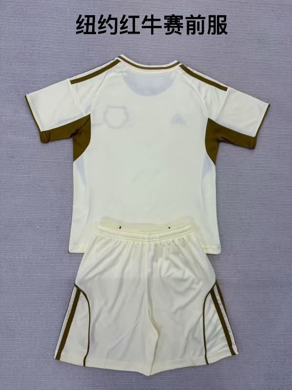 RB New York 2025 Kids Training Soccer Jersey And Shorts