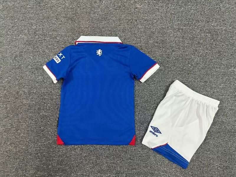 Rangers 25/26 Kids Home Soccer Jersey And Shorts