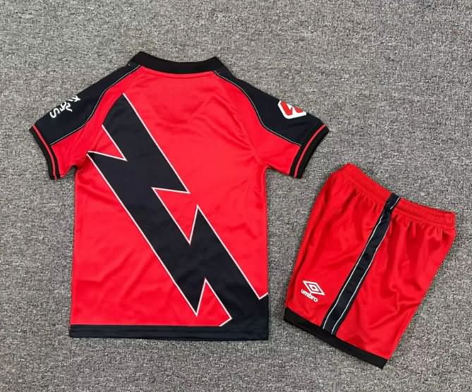 Rayo Vallecano 25/26 Kids Away Soccer Jersey And Shorts