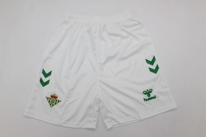 Real Betis 25/26 Kids Goalkeeper White Soccer Jersey And Shorts