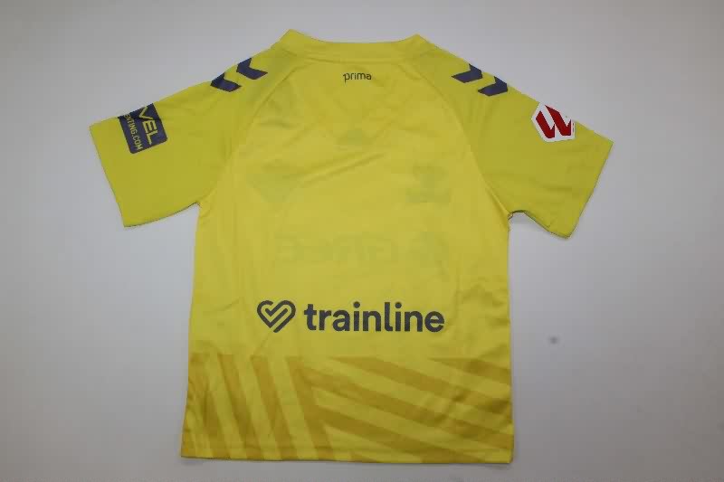 Real Betis 25/26 Kids Goalkeeper Yellow Soccer Jersey And Shorts