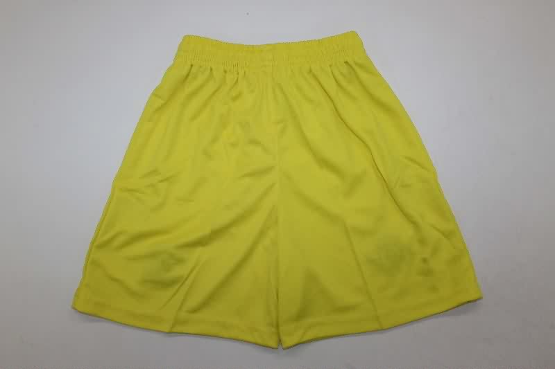 Real Betis 25/26 Kids Goalkeeper Yellow Soccer Jersey And Shorts