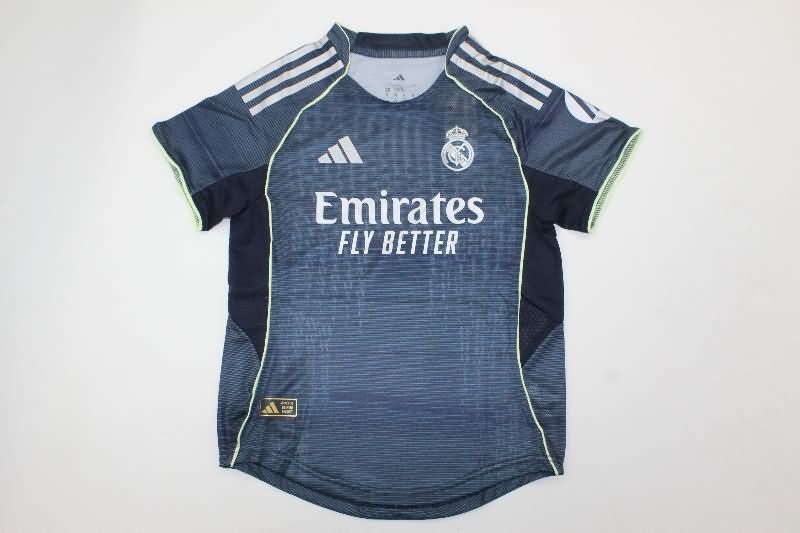 Real Madrid 25/26 Kids Away Soccer Jersey And Shorts (Player)