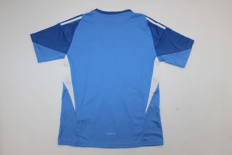 Real Madrid 25/26 Kids Goalkeeper Blue Soccer Jersey And Shorts