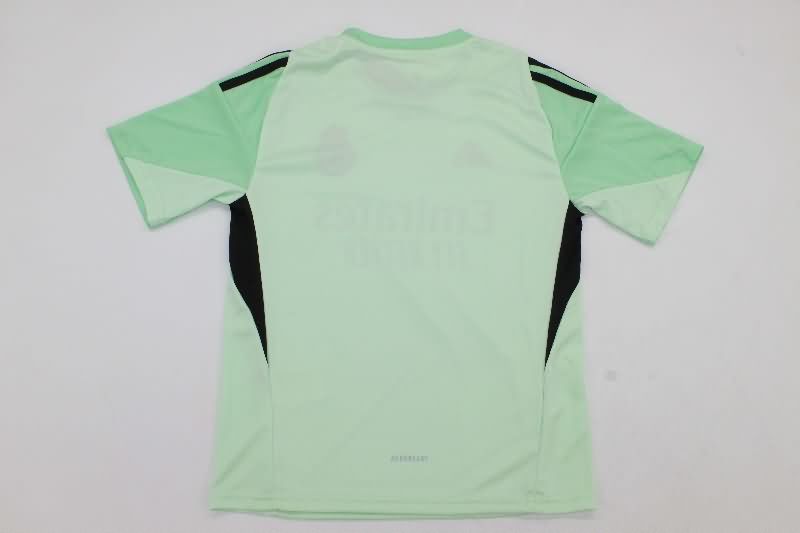 Real Madrid 25/26 Kids Goalkeeper Green Soccer Jersey And Shorts