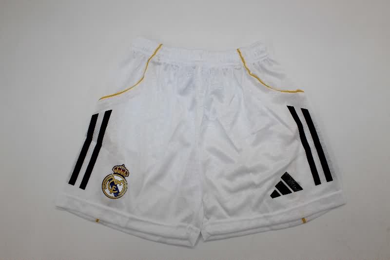 Real Madrid 25/26 Kids Home Soccer Jersey And Shorts (Player)