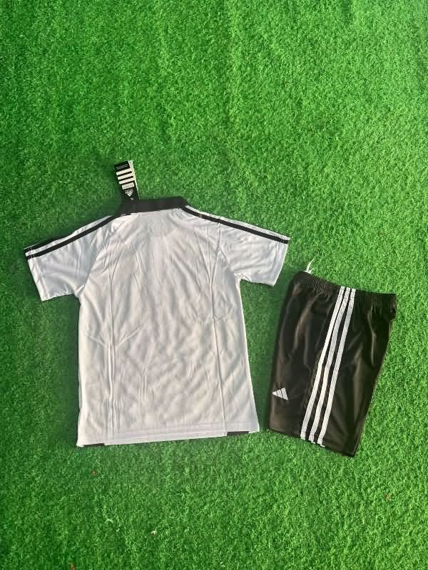 Real Madrid 25/26 Kids Special Soccer Jersey And Shorts 02