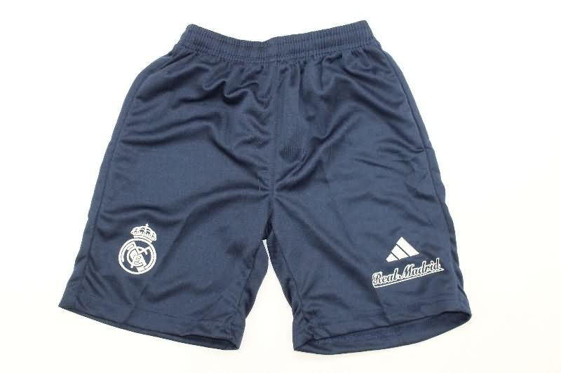 Real Madrid 25/26 Kids Travel Soccer Jersey And Shorts