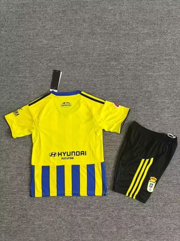 Real Oviedo 25/26 Kids Away Soccer Jersey And Shorts
