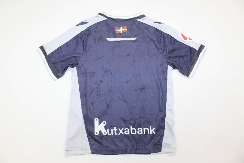 Real Sociedad 25/26 Kids Away Soccer Jersey And Shorts