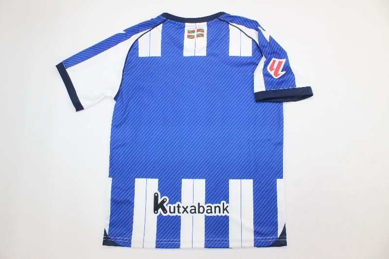 Real Sociedad 25/26 Kids Home Soccer Jersey And Shorts