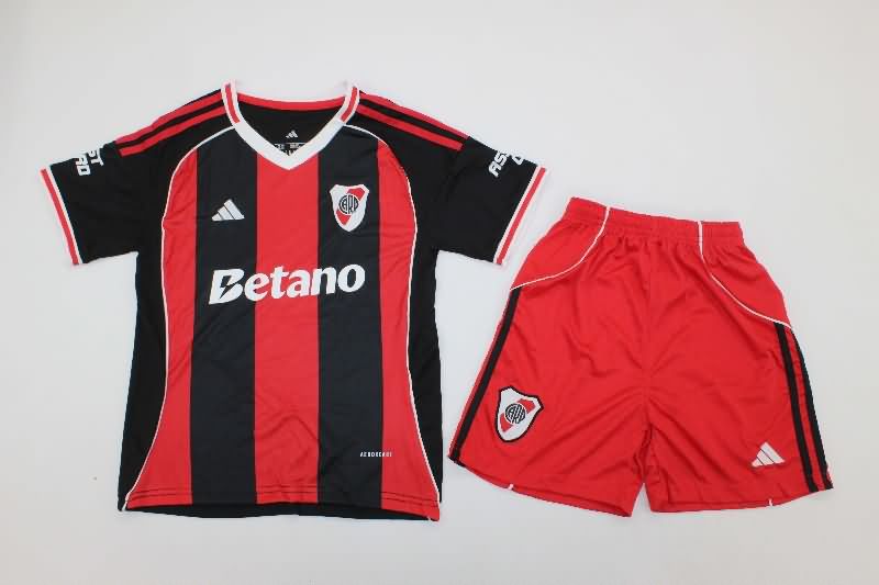 River Plate 25/26 Kids Away Soccer Jersey And Shorts