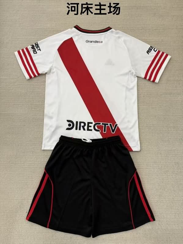 River Plate 25/26 Kids Home Soccer Jersey And Shorts