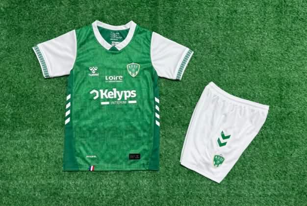 Saint Etienne 25/26 Kids Home Soccer Jersey And Shorts