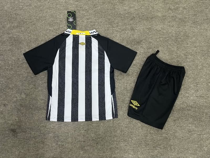 Santos 2025 Kids Away Soccer Jersey And Shorts