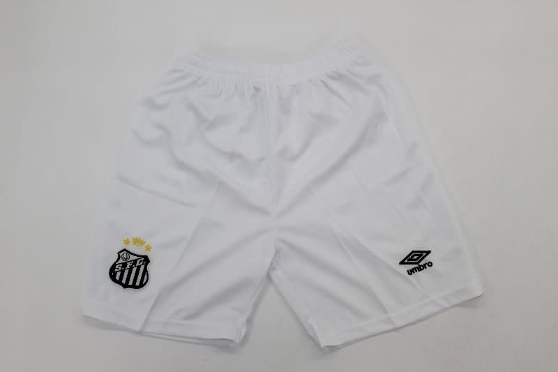Santos 2025 Kids Home Soccer Jersey And Shorts
