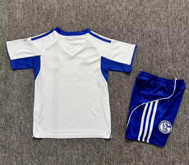 Schalke 04 25/26 Kids Away Soccer Jersey And Shorts