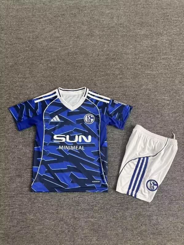 Schalke 04 25/26 Kids Home Soccer Jersey And Shorts
